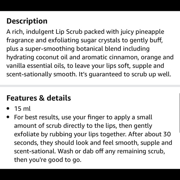 Bali Balm Pineapple Lip Scrub - Picture 2 of 9